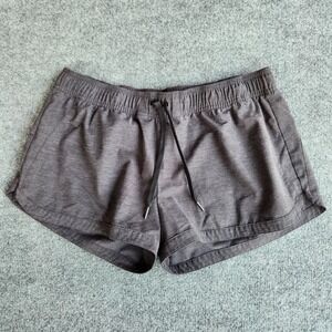Prana Mariya Gray Shorty Shorts UPF 50+ Quick Dry‎ wicking Zip back Pocket sz M